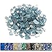 GRISUN Aqua Blue Fire Glass for Fire Pit , 1/2 Inch High Luster Reflective Tempered Glass Rocks for Natural or Propane - Image 2