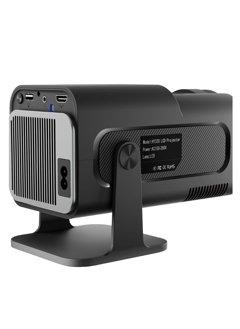 Generic 4K Native 1080P Android 11 Projector 390ANSI HY320 Dual Wifi6 BT5.0 Cinema Outdoor Portable Projetor Upgrated HY300  - Image 3