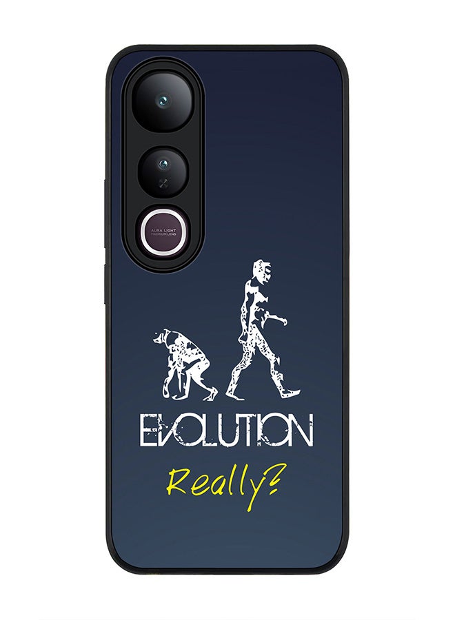 Stylizedd For vivo V50 Lite Case,Slim fit Camera Protection, Shockproof Thin Phone cover  - Evolution, Really (Grey)