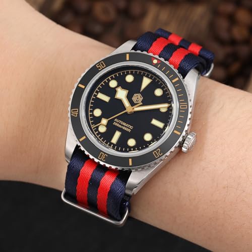 watchdives Nylon Watch Band 18mm 20mm 22mm Multicolor Replacement Watch Straps for Men Women (Blue Red, 20mm) - Image 4