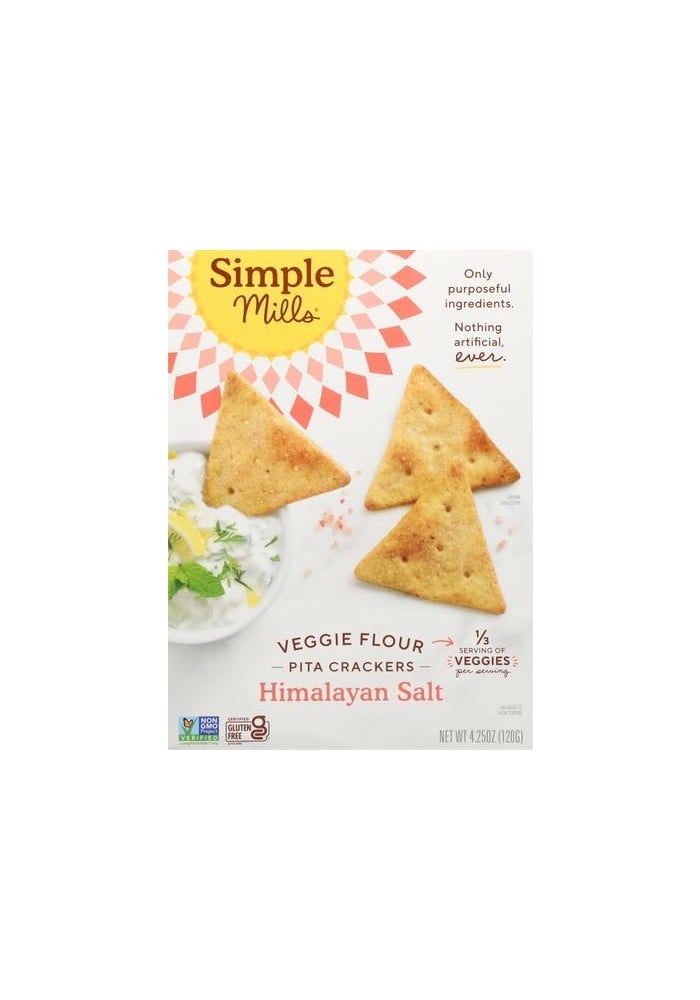 Simple Mills بسكويت بيتا بالخضار من سيمبل ميلز - ملح الهيمالايا - Image 4