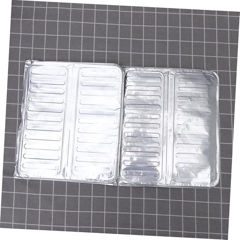 Aluminum Foil Splatter Guard Panel For Gas Stove Non Stick Easy Clean Heat Insulation - Image 5