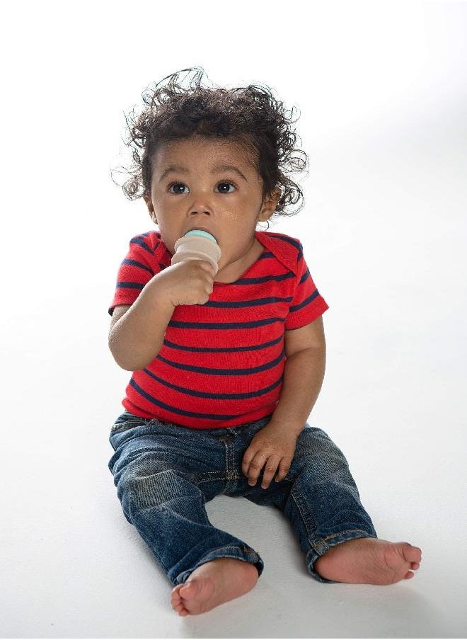 SweeTooth SweeTooth Ice Cream Cone Shaped Baby Teether - Magical Mint  - Image 3