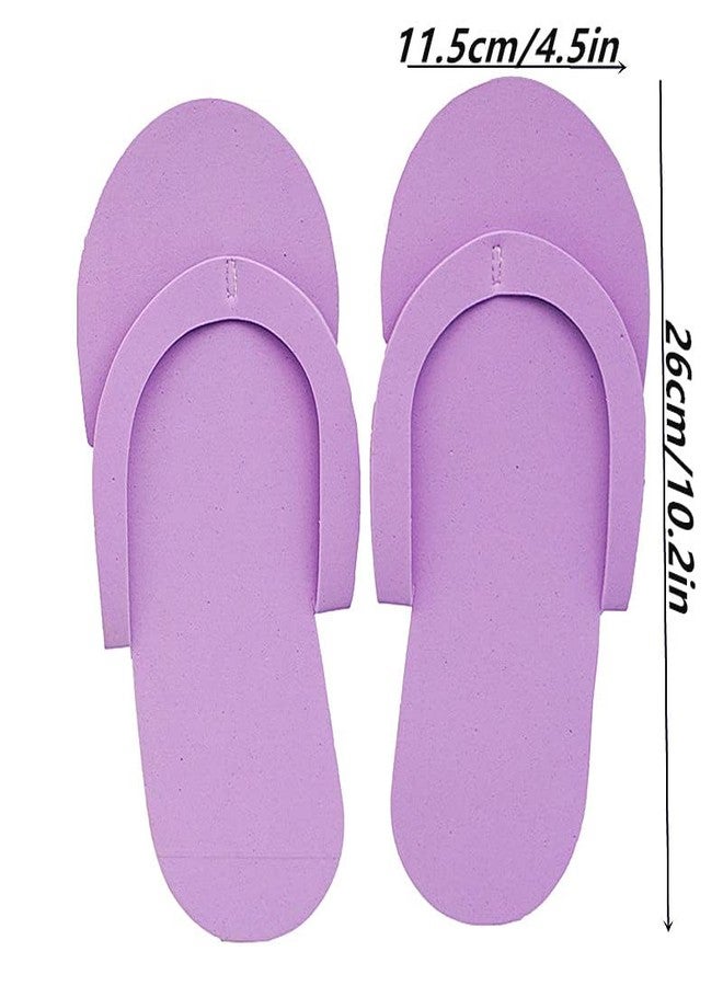 Khakho Eva Disposable Anti-Slip Pedicure Slippers,Disposable Flip Flops,Foam Slippers,Spa Slippers for Salon Nail Foot Spa - Image 2