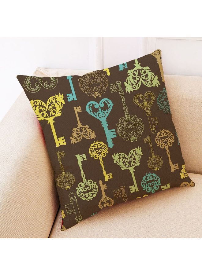 نيبمينينت غطاء وسادة زينة ناعم مزين بطبعة متعدد الألوان