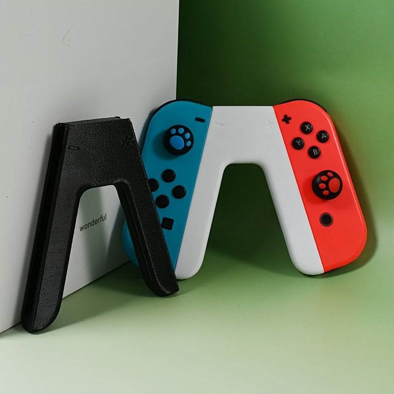 Black Controller Grip for Switch OLED Enhanced Game Compatibility Durable Build Gamers Gift - Image 1