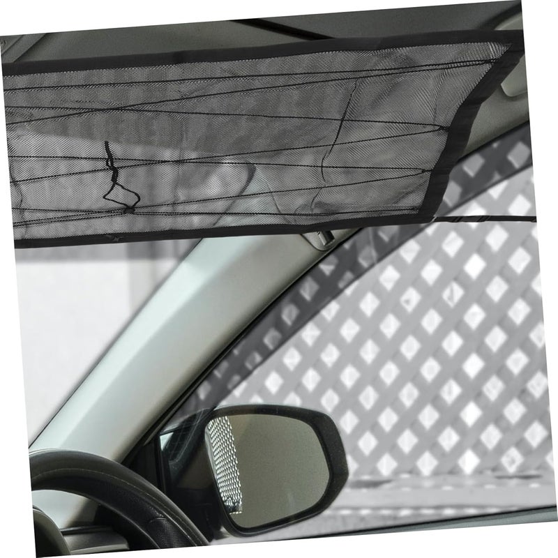 PRETYZOOM Car Ceiling Cargo Net Zippered Overhead Storage for Car Truck Spacious Hanging Organizer for Camping Gear Accessories Secure Convenient - Image 4