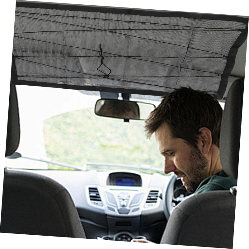 PRETYZOOM Car Ceiling Cargo Net Zippered Overhead Storage for Car Truck Spacious Hanging Organizer for Camping Gear Accessories Secure Convenient - Image 5