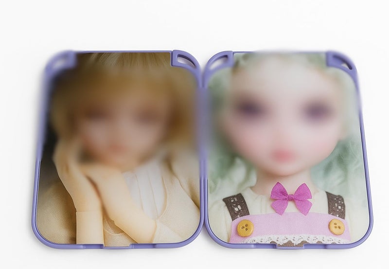 Mirrors (Set of 2 Girls Magic Makeup Mirrors Compact Colorful Folding Travel Mirror Keep Fashion Multi-Color) - Image 1