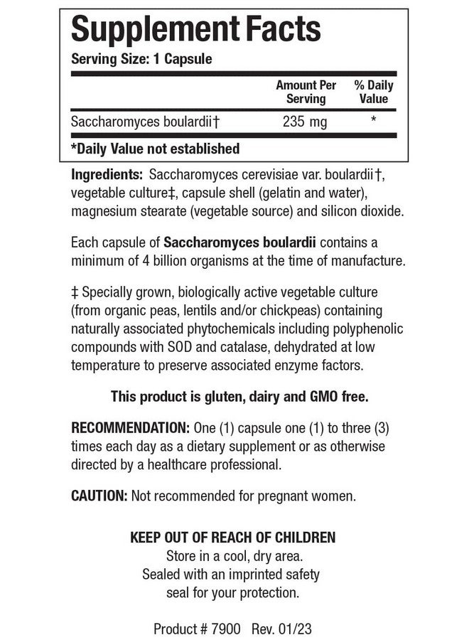 Biotics Research Biotics Saccharomyces boulardii Probiotic Supplement. Benefits Microbial Balance. Dairy-Free, Temperature-Stable, Supports GI Health, Supports Healthy Immune and Pathway Responses, 60 Caps  - Image 2