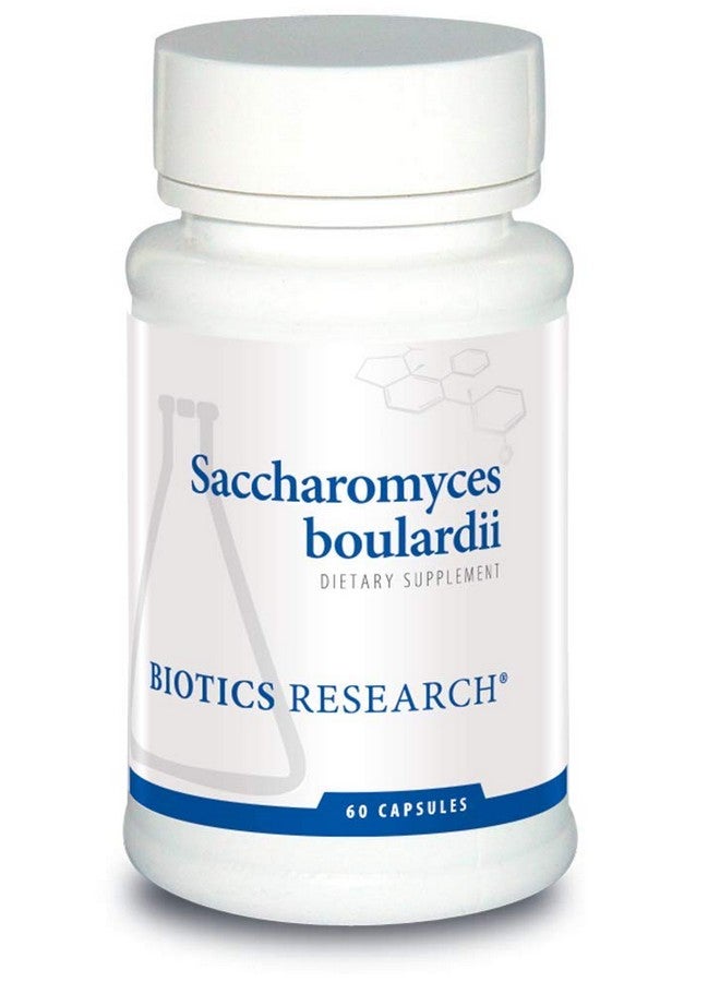 Biotics Research Biotics Saccharomyces boulardii Probiotic Supplement. Benefits Microbial Balance. Dairy-Free, Temperature-Stable, Supports GI Health, Supports Healthy Immune and Pathway Responses, 60 Caps  - Image 1