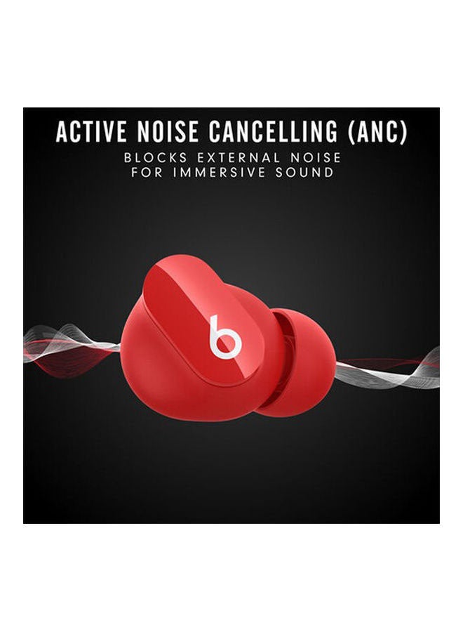 beats Dr. Dre Studio Buds Noise-Canceling True Wireless In-Ear Headphones Red - Image 2