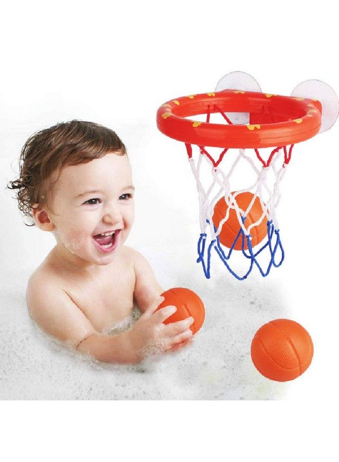 OBTANIM Bathtub Fun Basketball Hoop Balls Set Bathroom Shooting Game Toy For Toddler Kids Children Baby Bath Tub  - Image 5