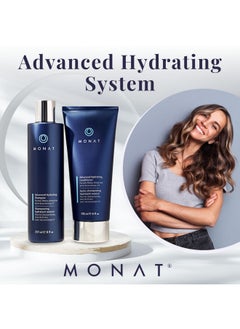 monat Advanced Hydration Shampoo And Conditioner Set Infused With Rejuveniqe For Dry Fine To Medium Hair - Moisturizes & Strengths - Sulfate-Free, Paraben-Free, Frizz-Reducing - 8 Fl. Oz. & 6 Fl. Oz.  - Image 2