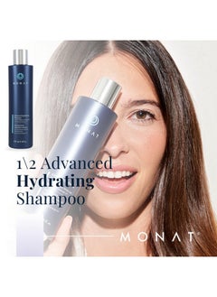 monat Advanced Hydration Shampoo And Conditioner Set Infused With Rejuveniqe For Dry Fine To Medium Hair - Moisturizes & Strengths - Sulfate-Free, Paraben-Free, Frizz-Reducing - 8 Fl. Oz. & 6 Fl. Oz.  - Image 3