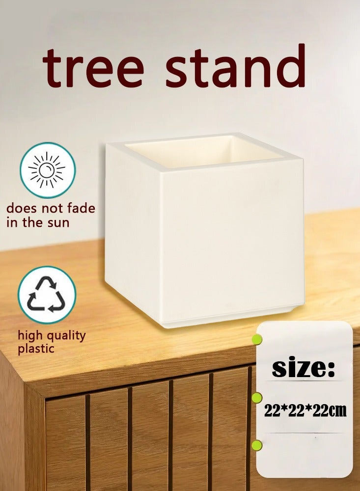 PHISMA A square plastic tree stand with an elegant design - Image 1