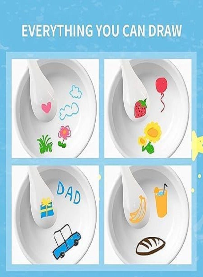 Magical Water Floating Pen, Magical Water Painting Pen, 12 Colours, Erasing Whiteboard Marker Pens, Doodle Water Floating Pens, Magic Water Painting Pen for Kids (Multi-Colour) - Image 3