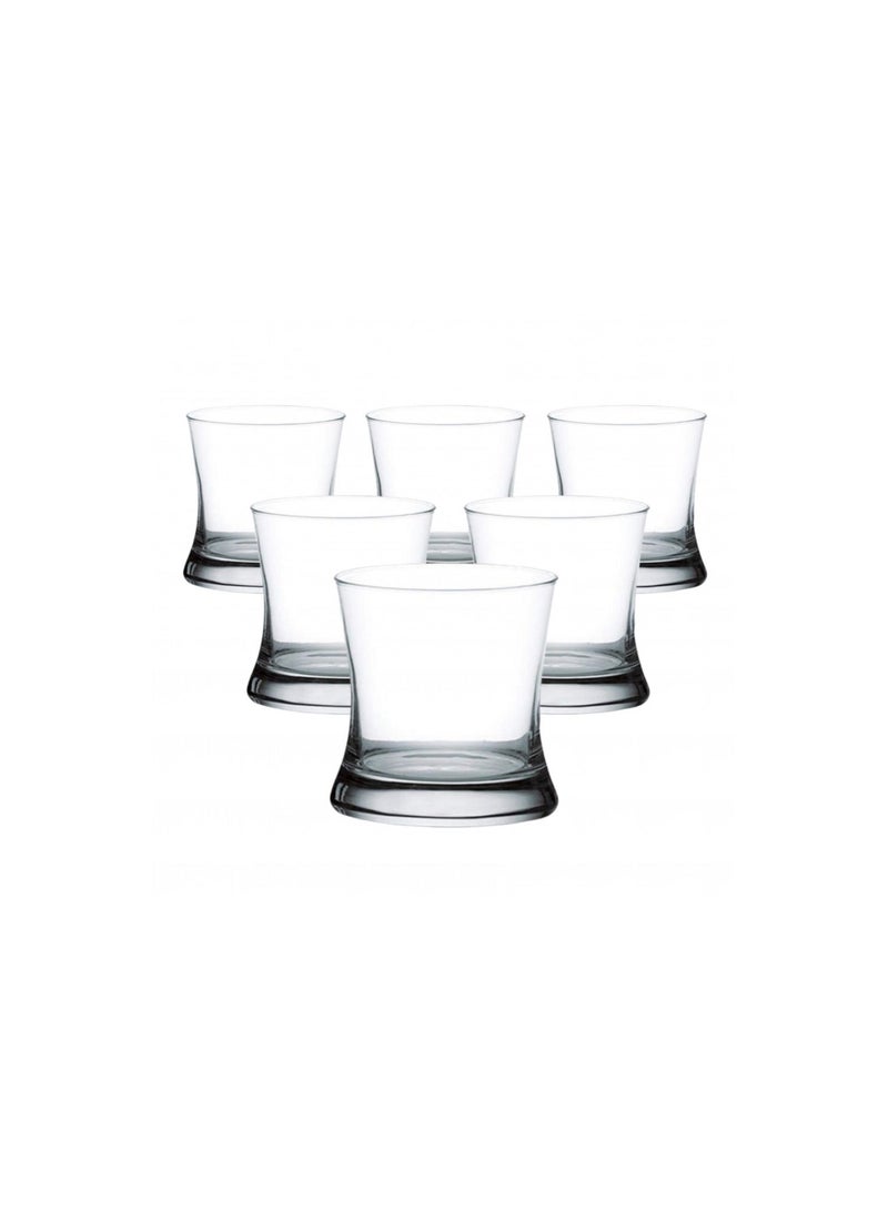 Ocean 800053 Tango set of 6 glass cups, 350 ml, transparent - Image 1