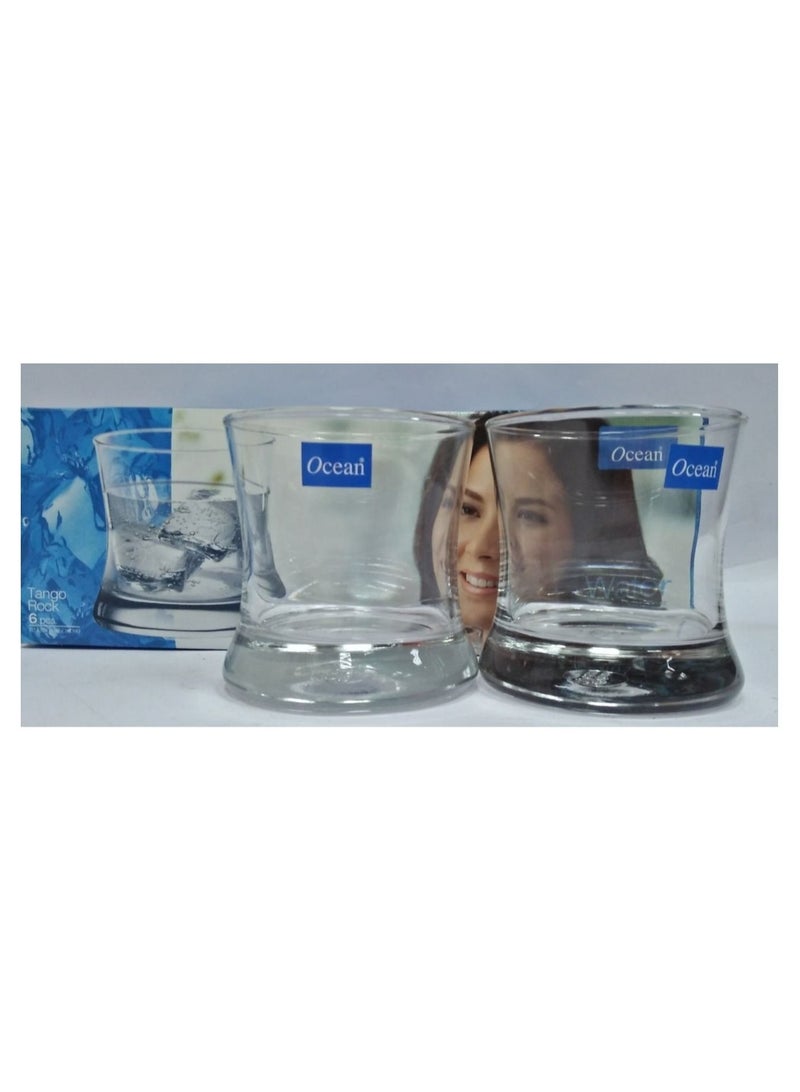 Ocean 800053 Tango set of 6 glass cups, 350 ml, transparent - Image 2