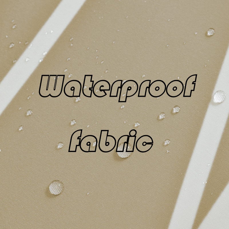 Punkray Ombre Khaki Beige Ivory Shower Curtain for Bathroom with Hooks White Shower Curtain Set Stripe Bath Curtains Decorative Shower Curtains Water Repellent Washable  72x72 - Image 4