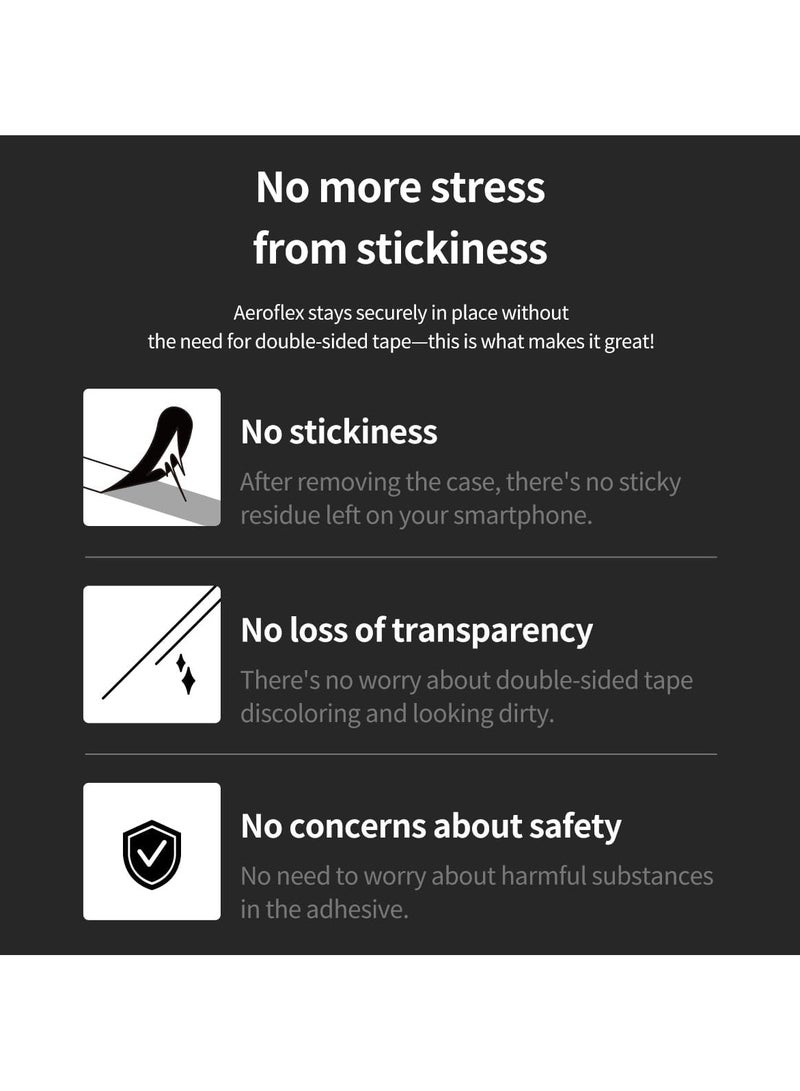 araree Aero Flex Samsung Galaxy Z Flip 6 Case Hinge Protection Protective Slim Cover Protective Body PC with Hinge Protector TPU Compatible with Samsung Galaxy Z Flip 6 5G - Black - Image 4