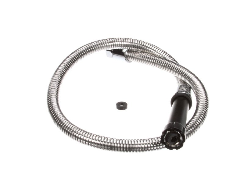 T&S Brass 5HSE44 Hose with 44 Flex Stainless Steel and Black Handle - Image 2