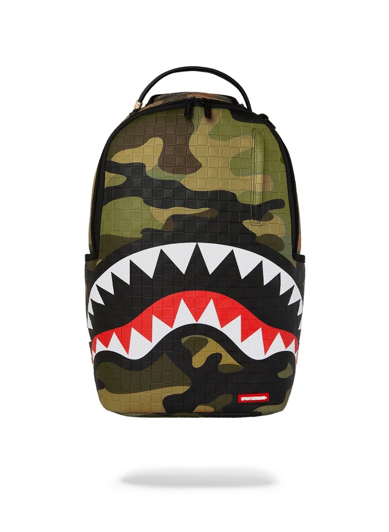 SPRAYGROUND SG WOODLAND CAMO CHECK BACKPACK - Image 1