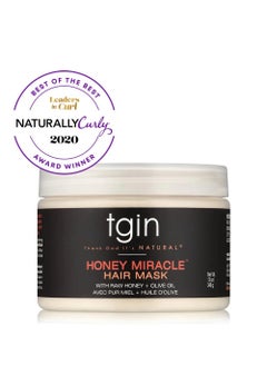 Tgin Honey Miracle Hair Mask with Raw Honey + Olive Oil 340g  - Image 1