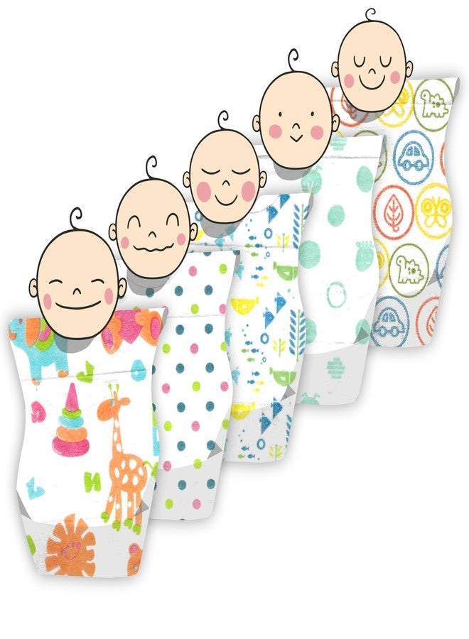 LITTLOO Disposable Baby Bibs - 20 Count | Waterproof, Lightweight, One-Time Use Bibs for Infants & Toddlers | Travel-Friendly | No Mess Feeding | Baby Feeding Essentials 6+ Months - Image 1