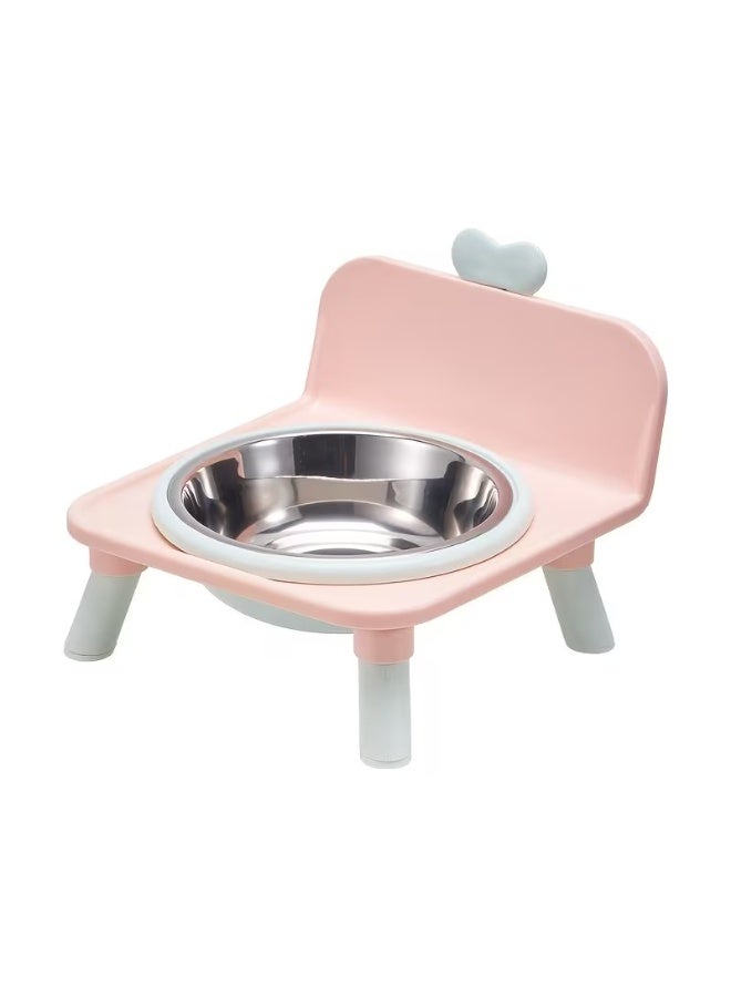 Elevated Pet Feeding Bowl – Raised Stainless Steel Food & Water Bowl with Removable Dish for Cats & Small Dogs - Image 1