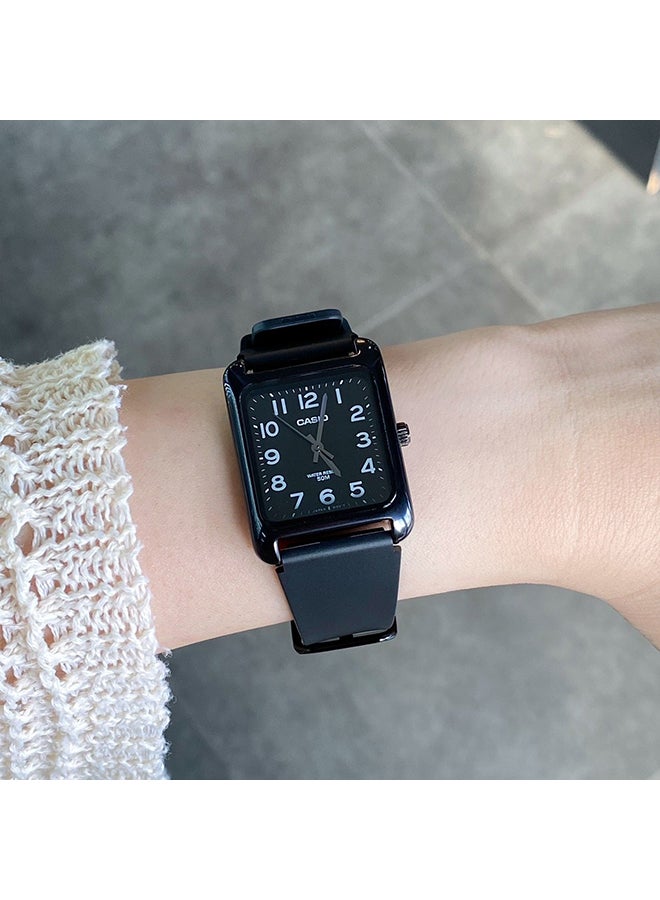 Analog Resin Band Square  Shape  Wrist Watch MTP-B175-1BVDF