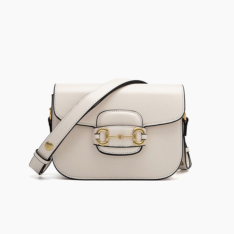 2021 New Armpit Bag Retro Horse Buckle Saddle Bag Sense Small Crowdbag Old Flower Crossbody Bag - Image 1