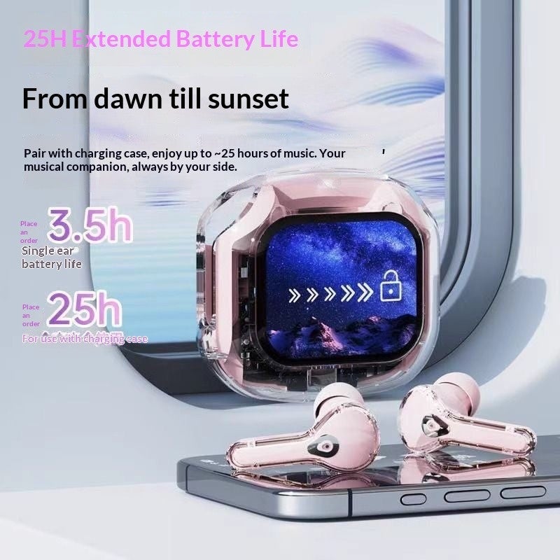 Smart Touchscreen Transparent In-Ear Bluetooth Earbuds - Image 3