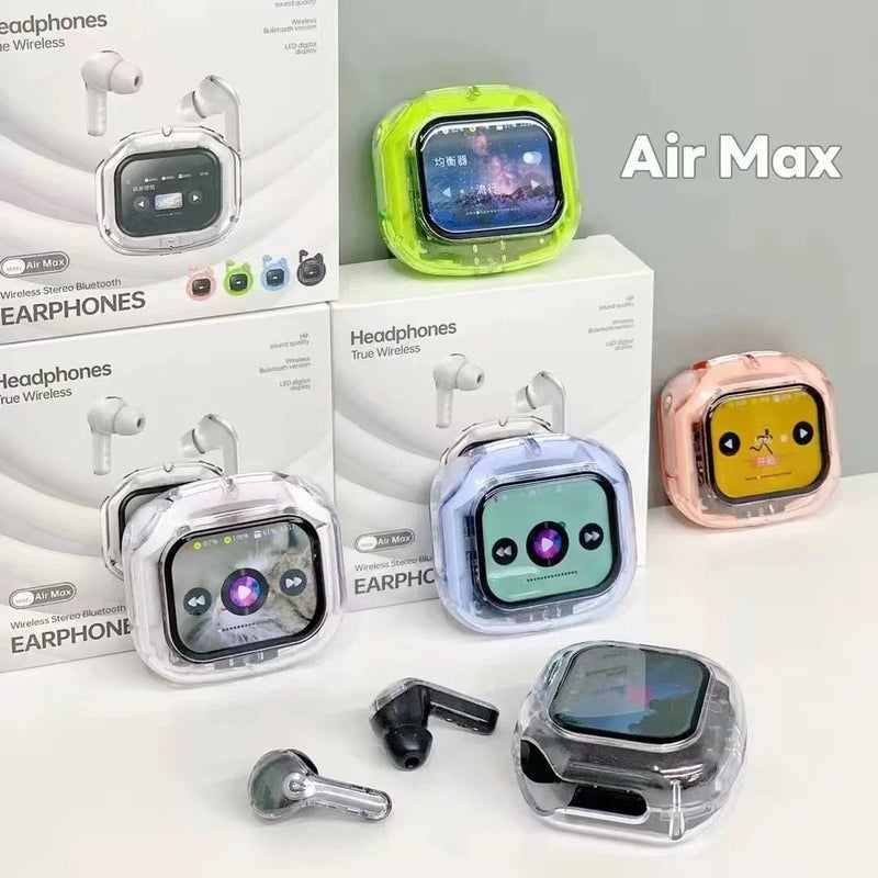 Smart Touchscreen Transparent In-Ear Bluetooth Earbuds - Image 1