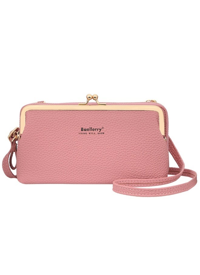 baellerry Mobile Phone Bag for Women Fashion Bag Zipper Shoulder Bag Skew Straddle Purse Zipper Purse for Women  - Image 1