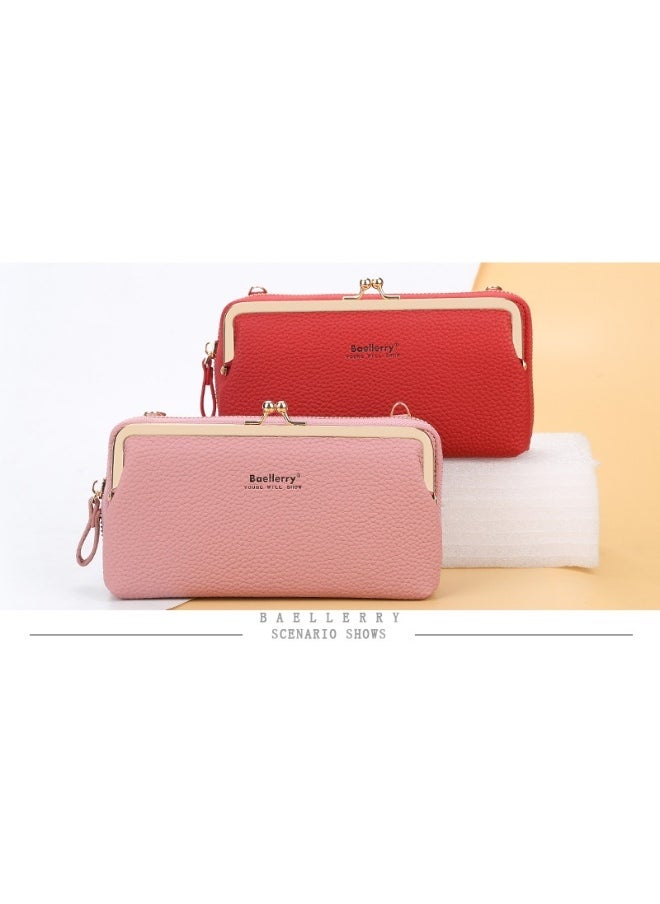 baellerry Mobile Phone Bag for Women Fashion Bag Zipper Shoulder Bag Skew Straddle Purse Zipper Purse for Women  - Image 3