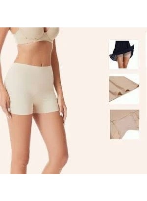 Form Angel Laser Cut High Waist Corset Boxer Skin Color 3202  - Image 3