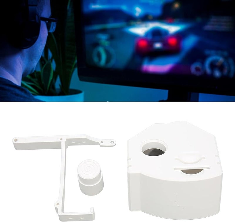 White 3D Printed GDEMU Storage Card Mounting Kit with Metal Holder and Heat Dissipation - Image 3