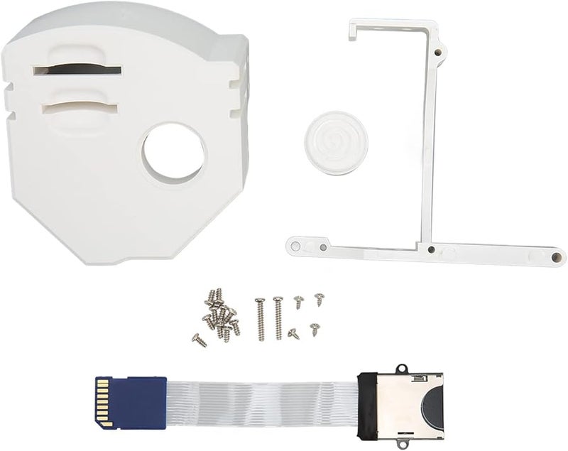 White 3D Printed GDEMU Storage Card Mounting Kit with Metal Holder and Heat Dissipation - Image 1
