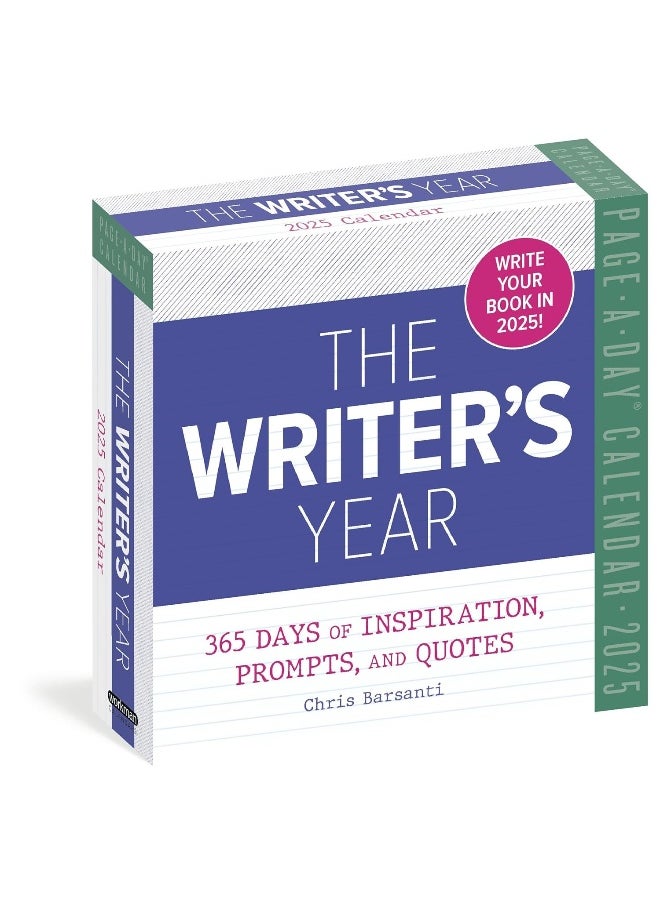 null - The Writer's Year Page-A-Day® Calendar 2025: 365 Days of Inspiration, Prompts, and Quotes - Image 1