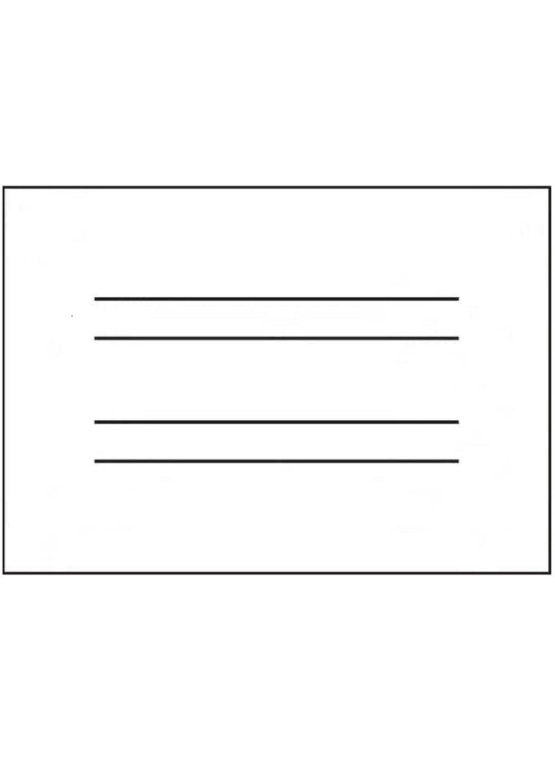 Mintra - Pack of 10 notebooks, Mintra stapled notebook, english ruling 60 sheets(multicolor, multi shapes) 10 pieces - Image 1