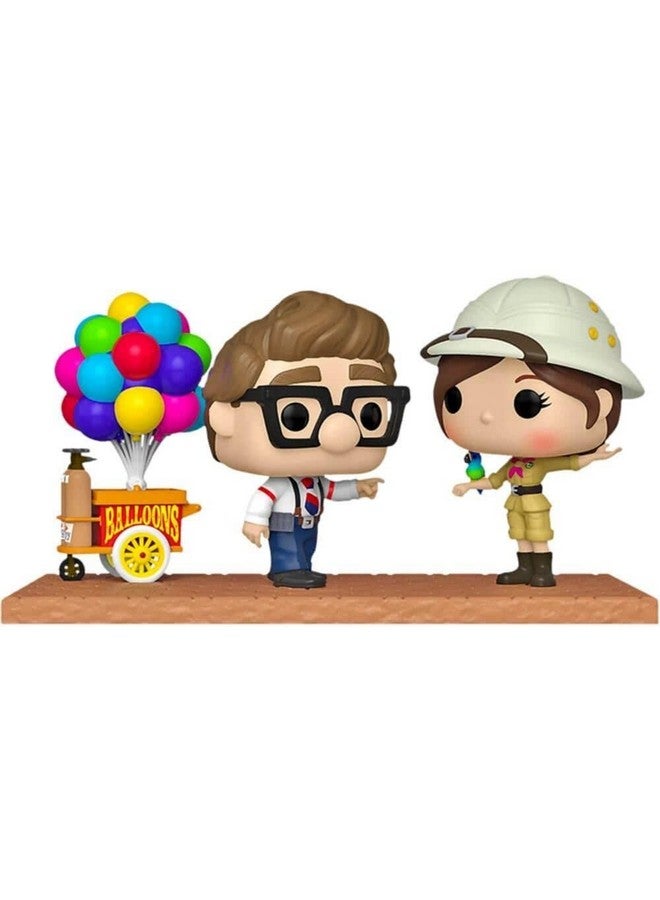 Funko Funko Pop! Moment Disney Pixar Up Carl & Ellie with Balloon Cart Vinyl Figures - Special Edition Exclusive  - Image 2
