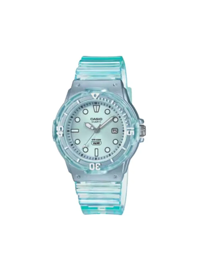 كاسيو Women's Analog Display Watch With Blue Resin Strap - LRW-200HS-2EVDF
