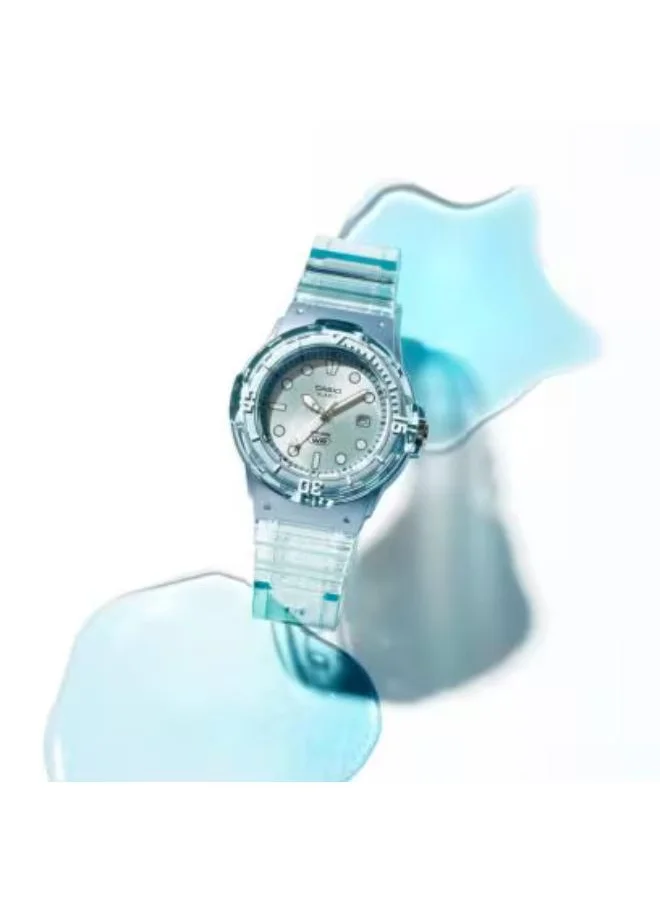 كاسيو Women's Analog Display Watch With Blue Resin Strap - LRW-200HS-2EVDF