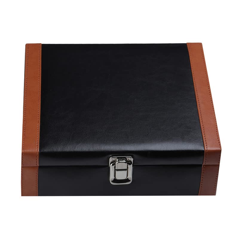 essart Travel Watch Case 8 Slots – watch travel case Portable Luxury Watch Organizer & Storage Box for Men & Women with Black colour - Image 5