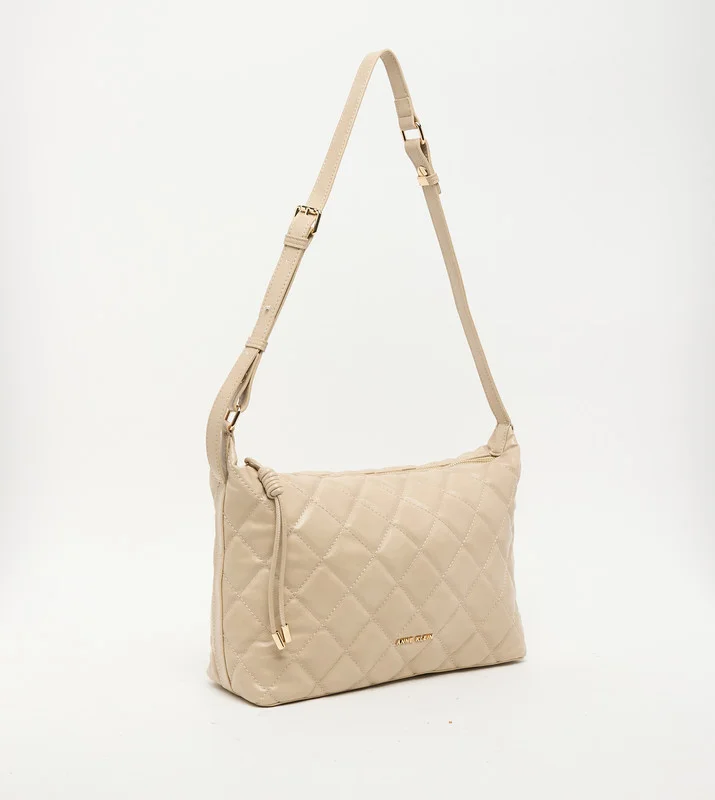 ان كلاين Anne Klein Women’s Taupe Quilted PU Crossbody Bag