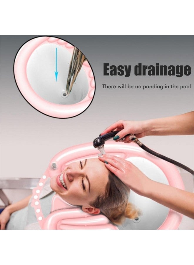 DIALDRCARE حوض غسيل الشعر القابل للنفخ DIALDRCARE - طبي لذوي الاحتياجات الخاصة، النساء الحوامل، المرضى في الفراش، والمعاقين، وكبار السن والأطفال - غسل الشعر أثناء الجلوس على الكرسي المتحرك أو الكرسي في المنزل - Image 3