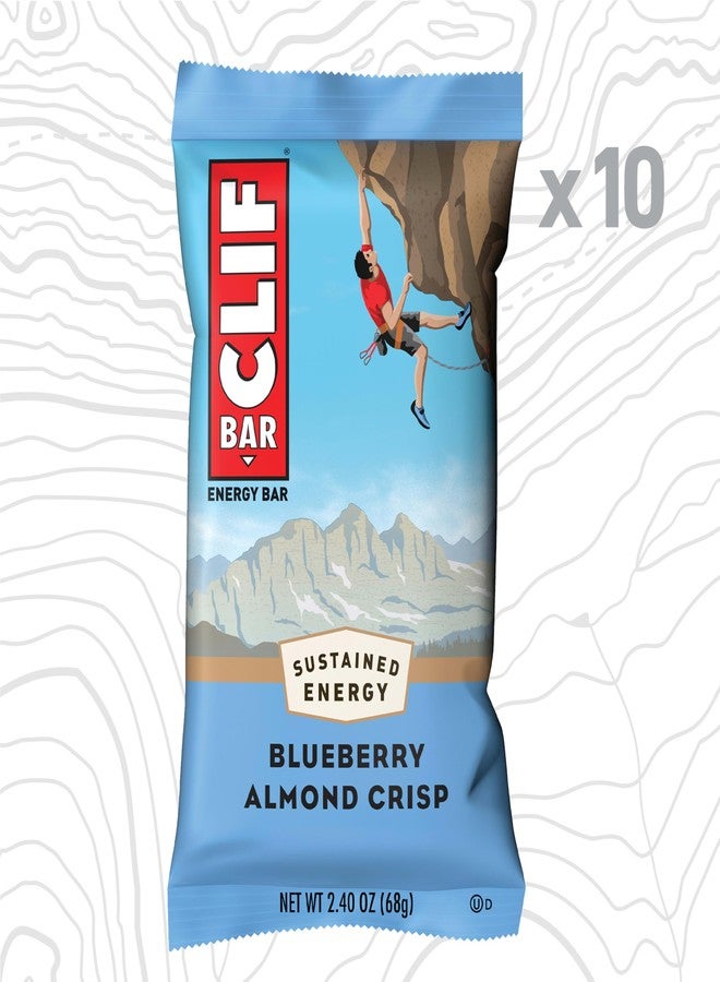 CLIF BAR - Energy Protein Bars - Blueberry Almond Crisp - Made with Organic Oats - Energy Bars - Non-GMO - (10 Pack) - Image 2