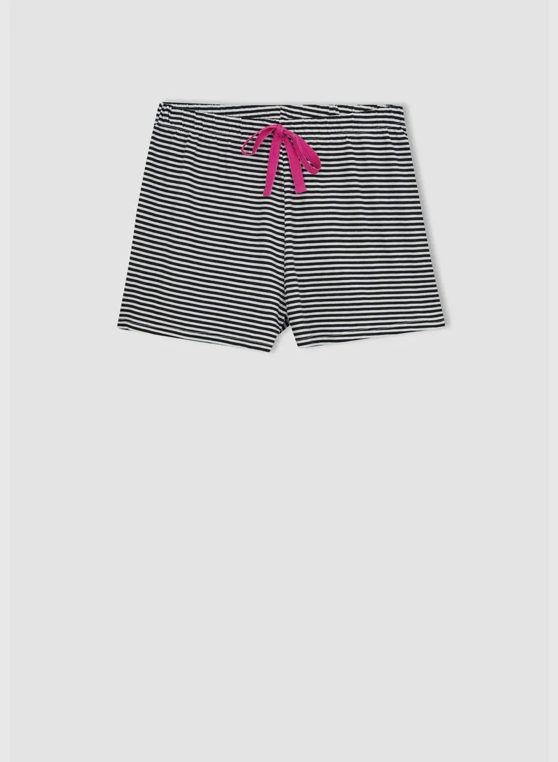 DeFacto 2 Pack Woman C Neck Short Sleeve Homewear Knitted Sets