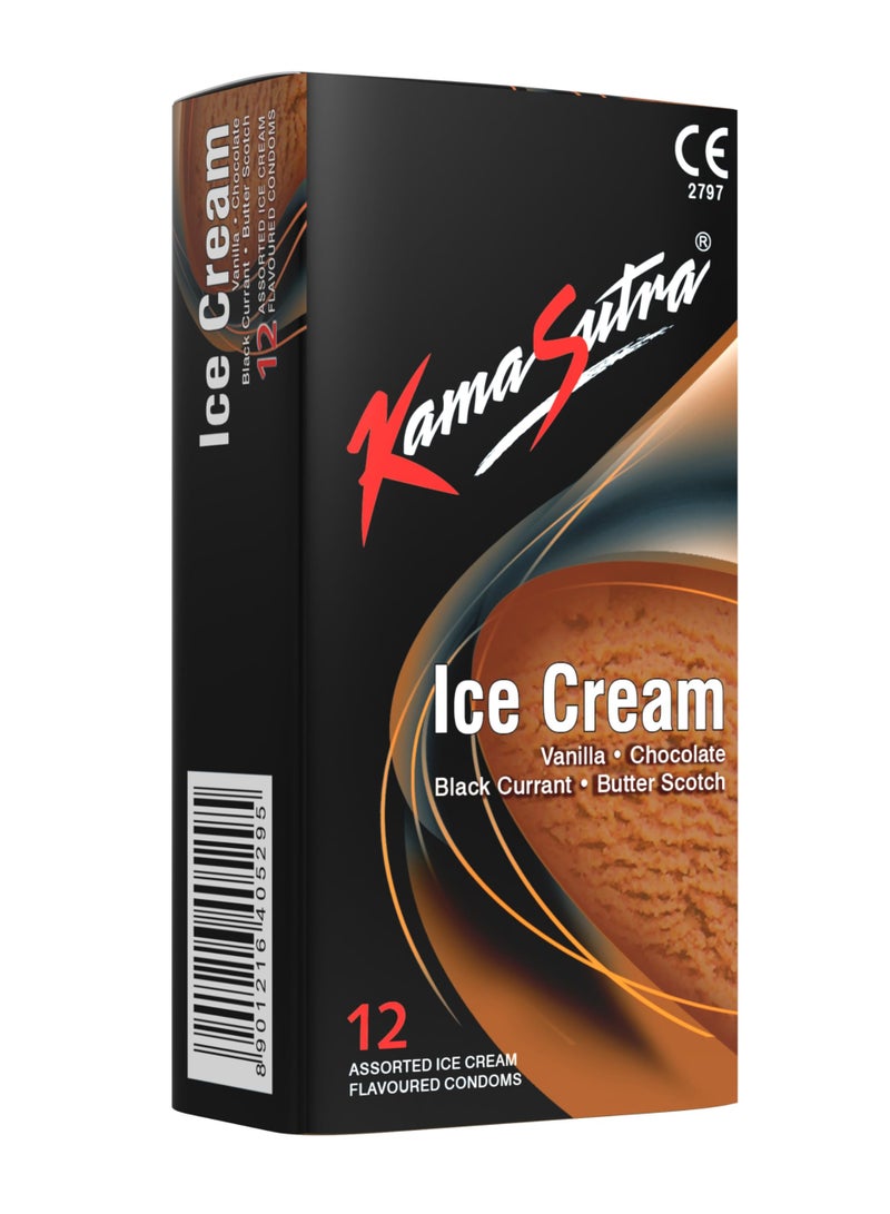 KAMASUTRA Ice Cream Condoms Pack Of 12